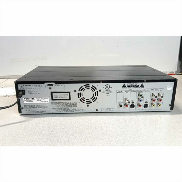 Toshiba D-VR610 DVD Recorder VCR VHS Player Combo RW SN#PC301090722