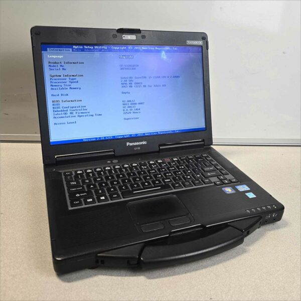 Panasonic Toughbook CF-53 MK2 14, No HDD, 4GB RAM SN#3ATYA51360 22520H