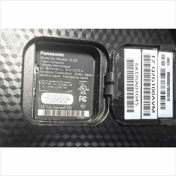 Lot 3x Panasonic TOUGHPAD FZ-Q2 12.5, 8GB RAM, 4G Bad Battery