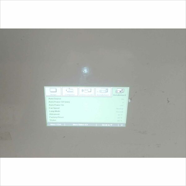 Vivitek D859 Projector SN#WD8592160416 Hours 2778