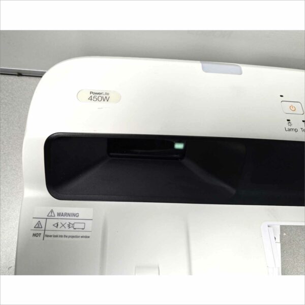 Epson Powerlite 450W PN H318A Hours 1261 SN#MRSF020091L