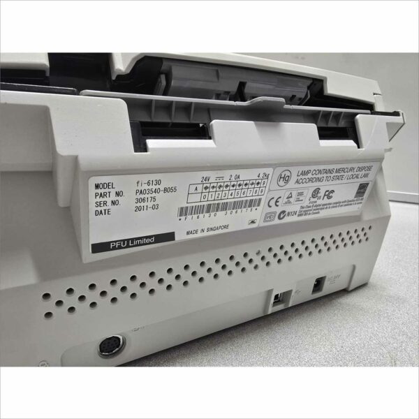 Fujitsu FI-6130 Duplex Sheetfed Document Color Scanner SN# 306175