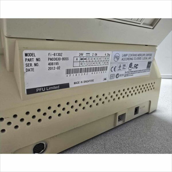 Fujitsu FI-6130Z Duplex Sheetfed Document Color Scanner SN# 408195