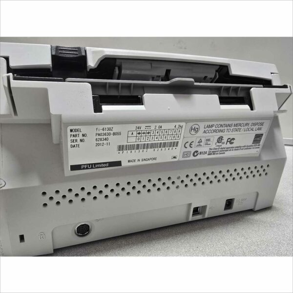 Fujitsu FI-6130Z Duplex Sheetfed Document Color Scanner SN#628340