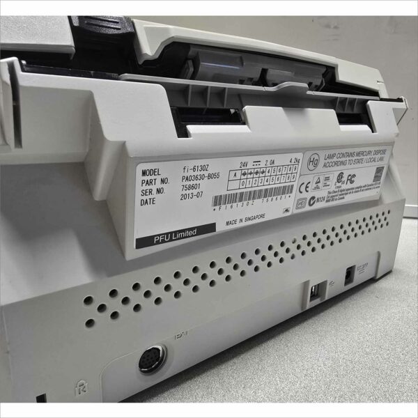 Fujitsu FI-6130Z Duplex Sheetfed Document Color Scanner SN#758601