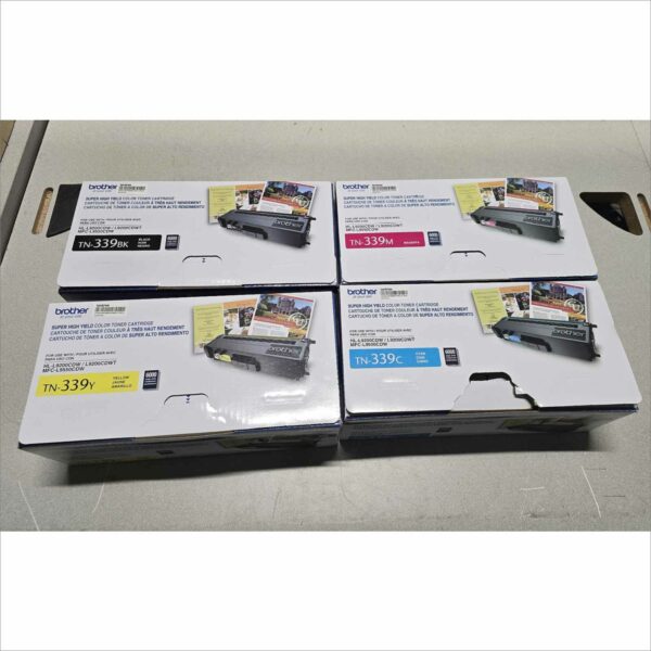 Brother TN-339BK TN-339C TN-339M TN-339Y Full Toner Set HL-L9200CDW,MFC-L9550CDW