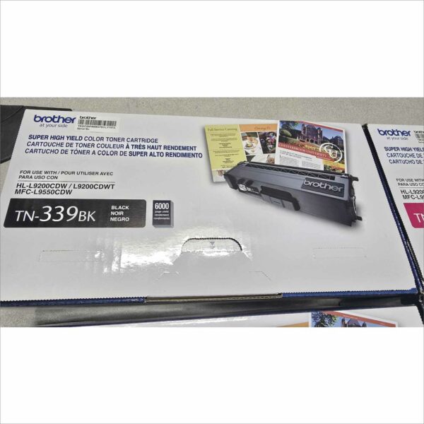 Brother TN-339BK TN-339C TN-339M TN-339Y Full Toner Set HL-L9200CDW,MFC-L9550CDW