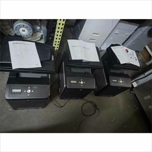 lot of 6x Printers copiers - HP Lexmark and dell w\ some toner boxes