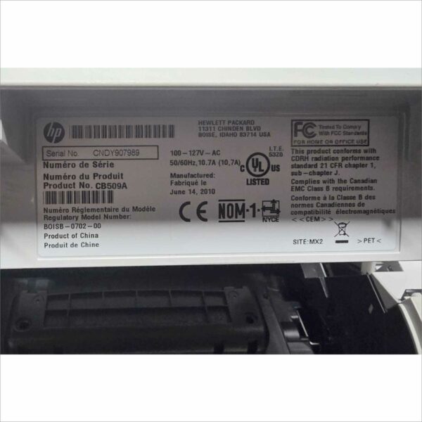 HP LaserJet P4015n PN CB509A PGC 183k SN#CNDY907989