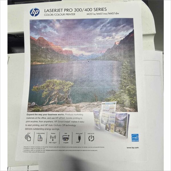 HP laserJet 400 color M451dn PN CE957A PGC 22k SN#CNDF353519