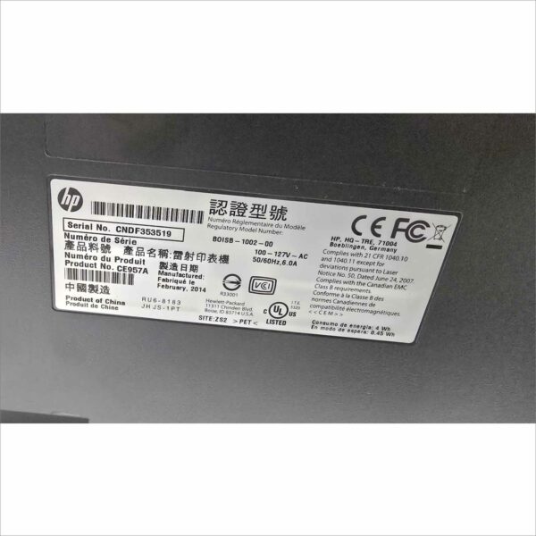 HP laserJet 400 color M451dn PN CE957A PGC 22k SN#CNDF353519