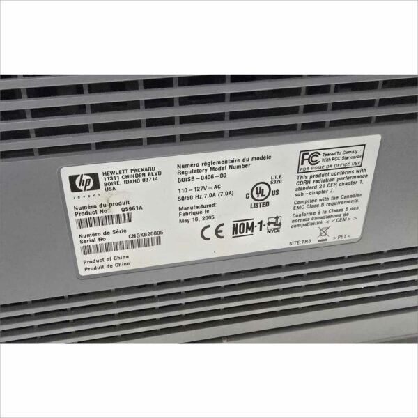 HP LaserJet 2430tn PN Q5961A PGC 67k SN#CNGKB20005