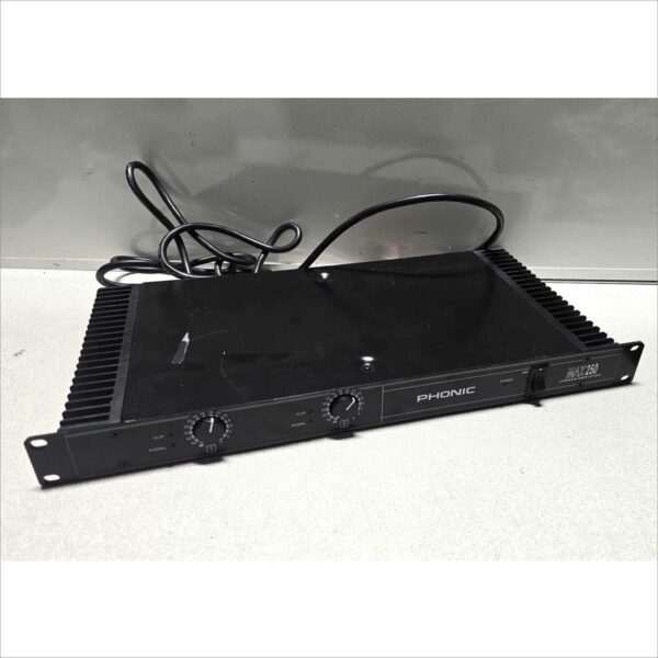 phonic max250 power amplifier SN#ABE0H70215