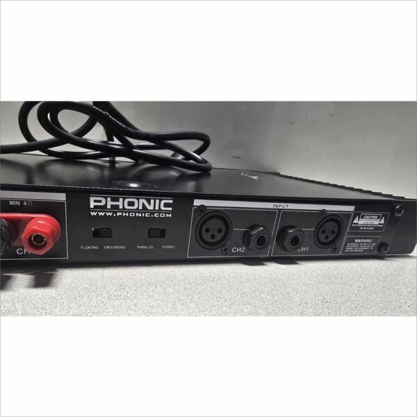 phonic max250 power amplifier SN#ABE0H70215