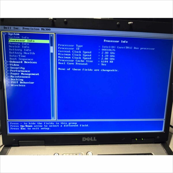 Vintage Dell Precision M6300 SN#9NY0FH1