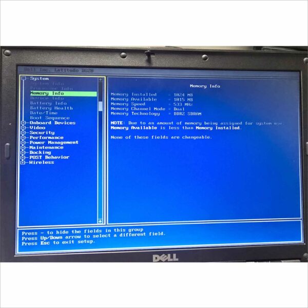 Vintage Dell Latitude D620 SN#472NHB1