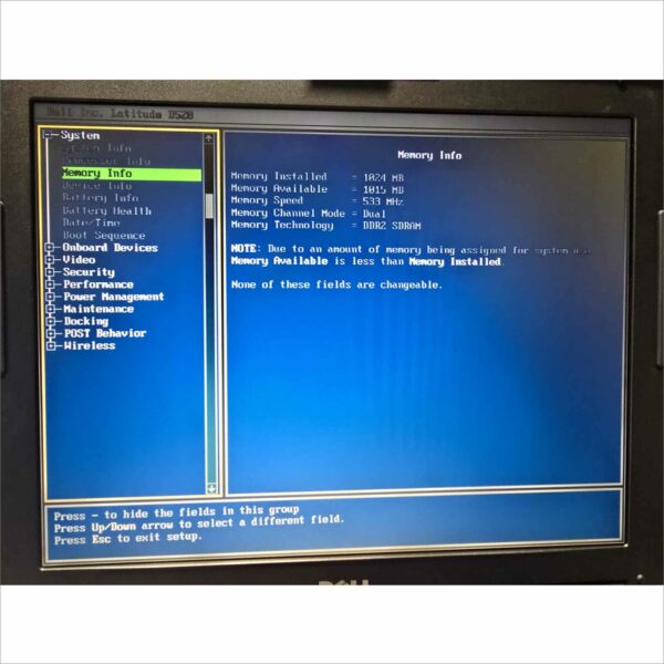 Vintage Dell Latitude D520 SN#95DSNB1