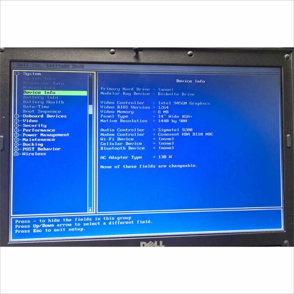 Vintage Dell Latitude D620 SN#472NHB1