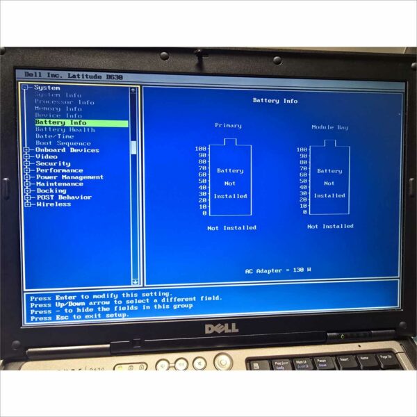 Vintage Dell Latitude D630 SN#9SPRZD1