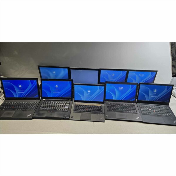 lot of 71x lenovo laptops E440,E550,E530C,T430I,T420I,E540,100e,N22,T440P,E480,T560,T440,e570,T540P,L380 YOGA,X1 Carbon