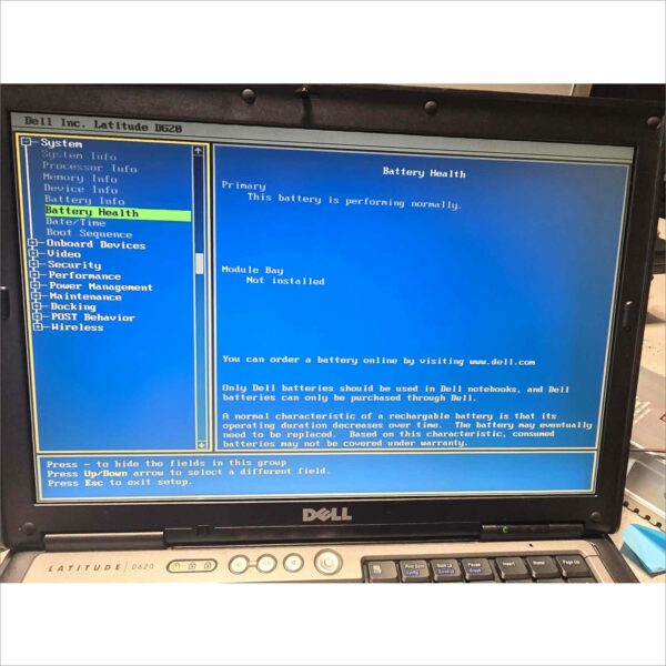 Vintage Dell Latitude D620 SN#D5SYYC1