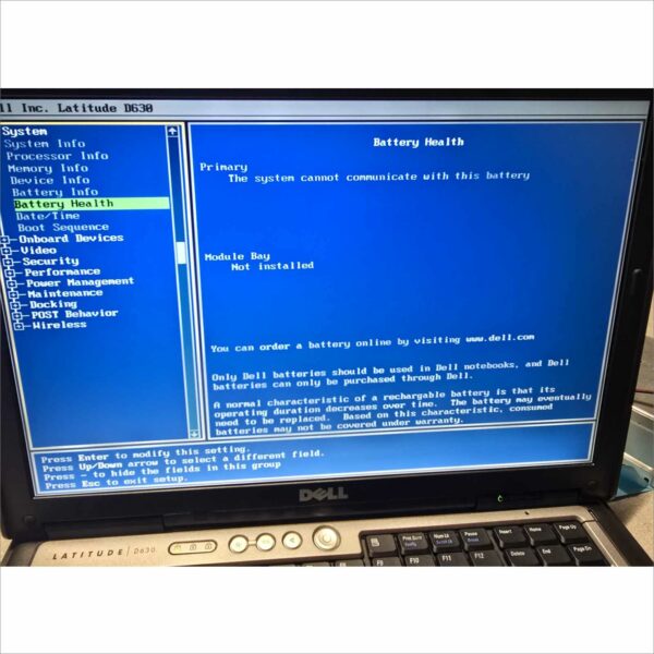 Vintage Dell Latitude D630 SN#9SPRZD1