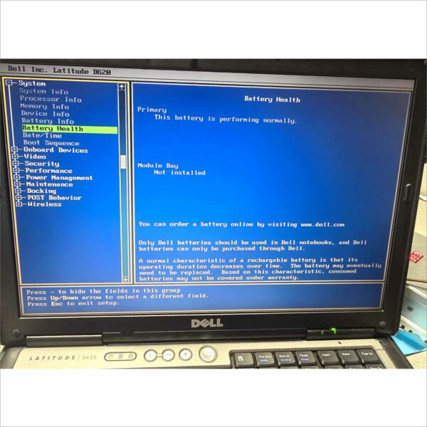 Vintage Dell Latitude D620 SN#7S9N6C1