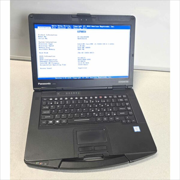 Panasonic Toughbook CF-54 i5-7300U 8gb 256 gb ssd 14" FHD TOUCH 4G 11110 Hours