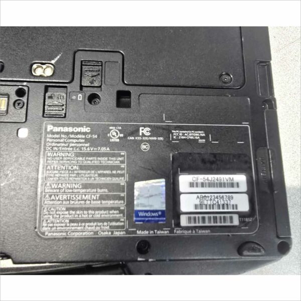 Panasonic Toughbook CF-54 i5-7300U 8gb 256 gb ssd 14" FHD TOUCH 4G 11980 Hours