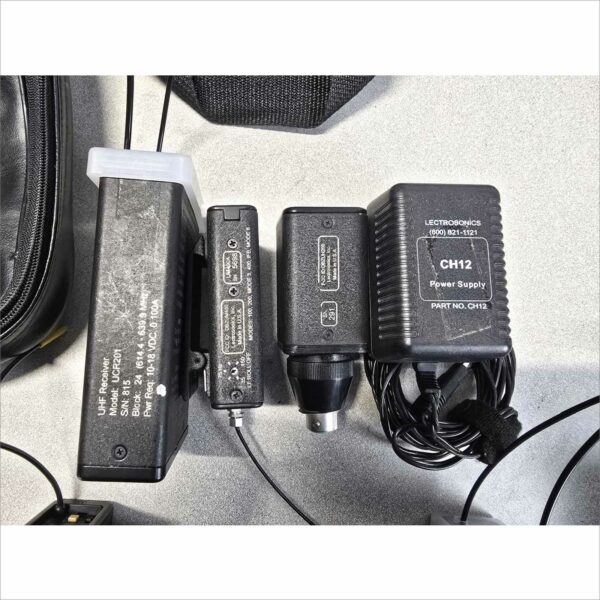 Lot of Lectronics UM400A UM200C UCR201 UH200C UH200D UHF Transmitter receiver & Plug-On