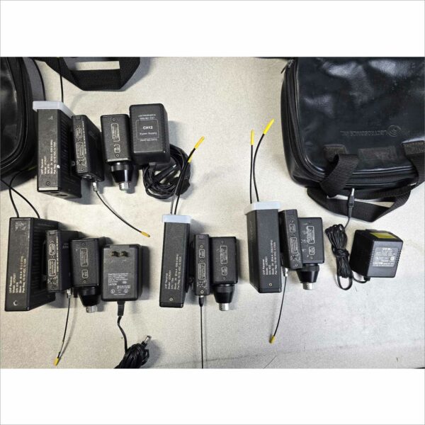 Lot of Lectronics UM400A UM200C UCR201 UH200C UH200D UHF Transmitter receiver & Plug-On