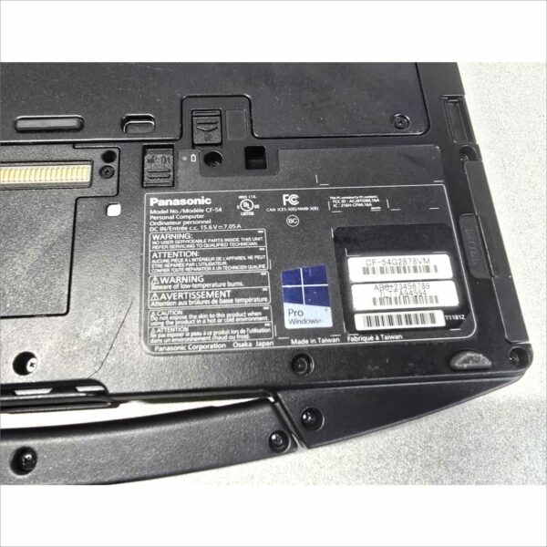 Panasonic Toughbook CF-54 i5-7300U 8gb 256 gb ssd 14" HD 4790 Hours