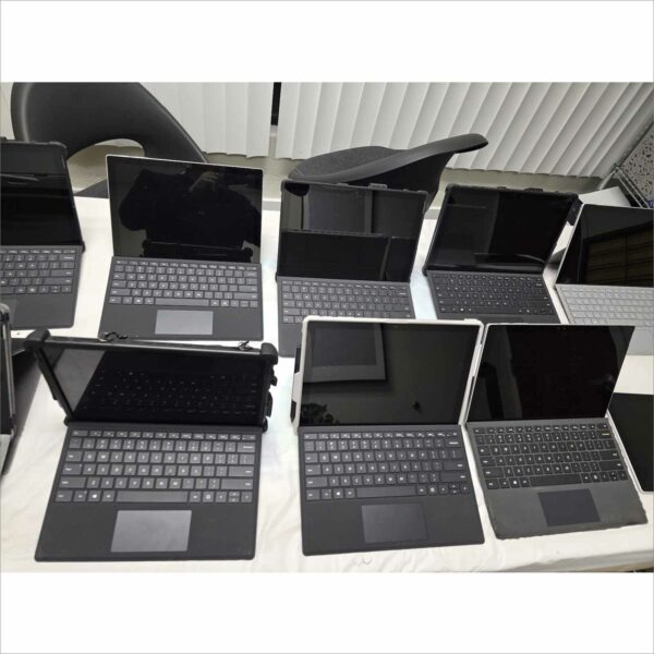 Lot of 10x Microsoft Surface Pro Tablets w/ Protective Cases Wi-Fi + Cellular